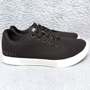 NOBULL Canvas Trainer Womens Size 8.5 Training Sneakers Shoes Black Canvas